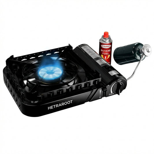 15,000 BTU Propane or Butane Stove Dual Fuel Stove Portable Camping Stove - Patented